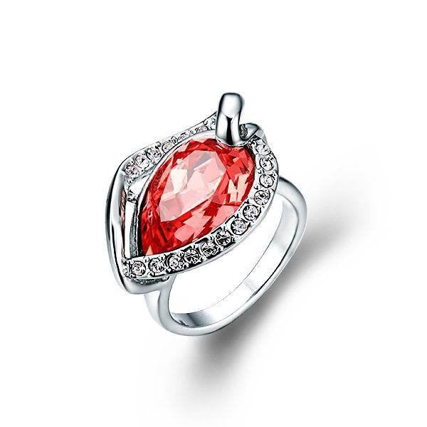 The PADPARADSCHA crystal ring - CDE Jewelry Egypt